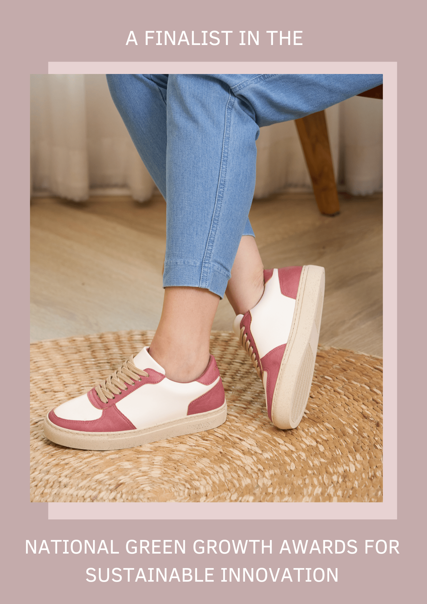 Image of Cocorose responsible vegan leather trainers