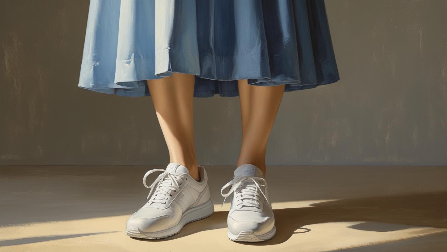 womens trainers for dresses