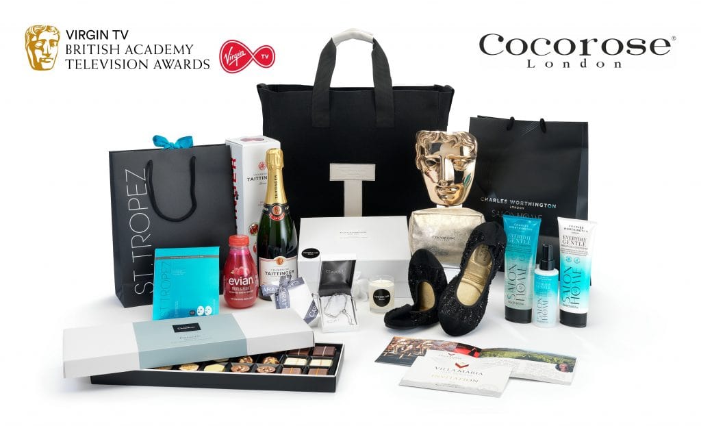 All the wonderful gifts in the BAFTA gift bag