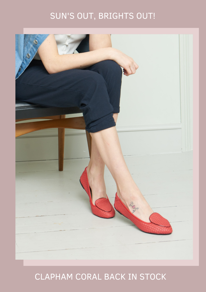 foldable leather flats
