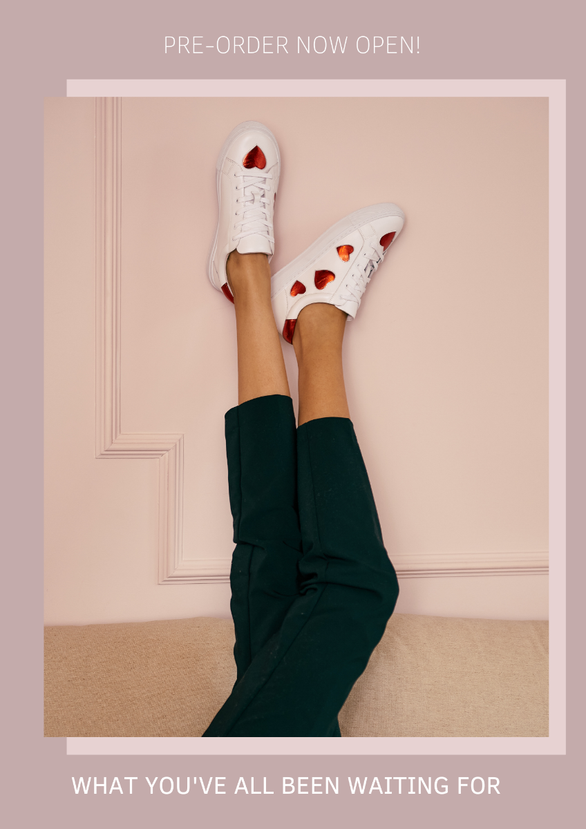 women's hand made leather trainers