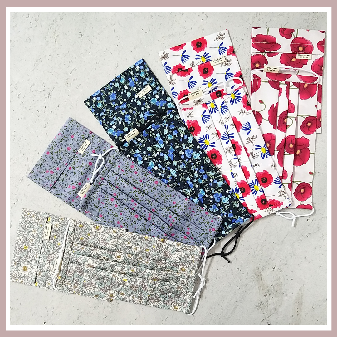 Quality cotton and silk face masks from Cocorose