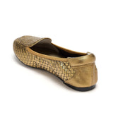 Clapham - Bronze Woven Leather Loafers Cocorose London
