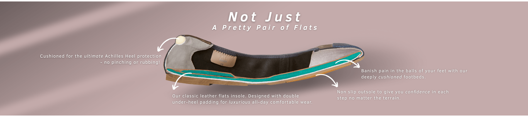 The best leather Flats, Foldable shoes, to be worn all day.
