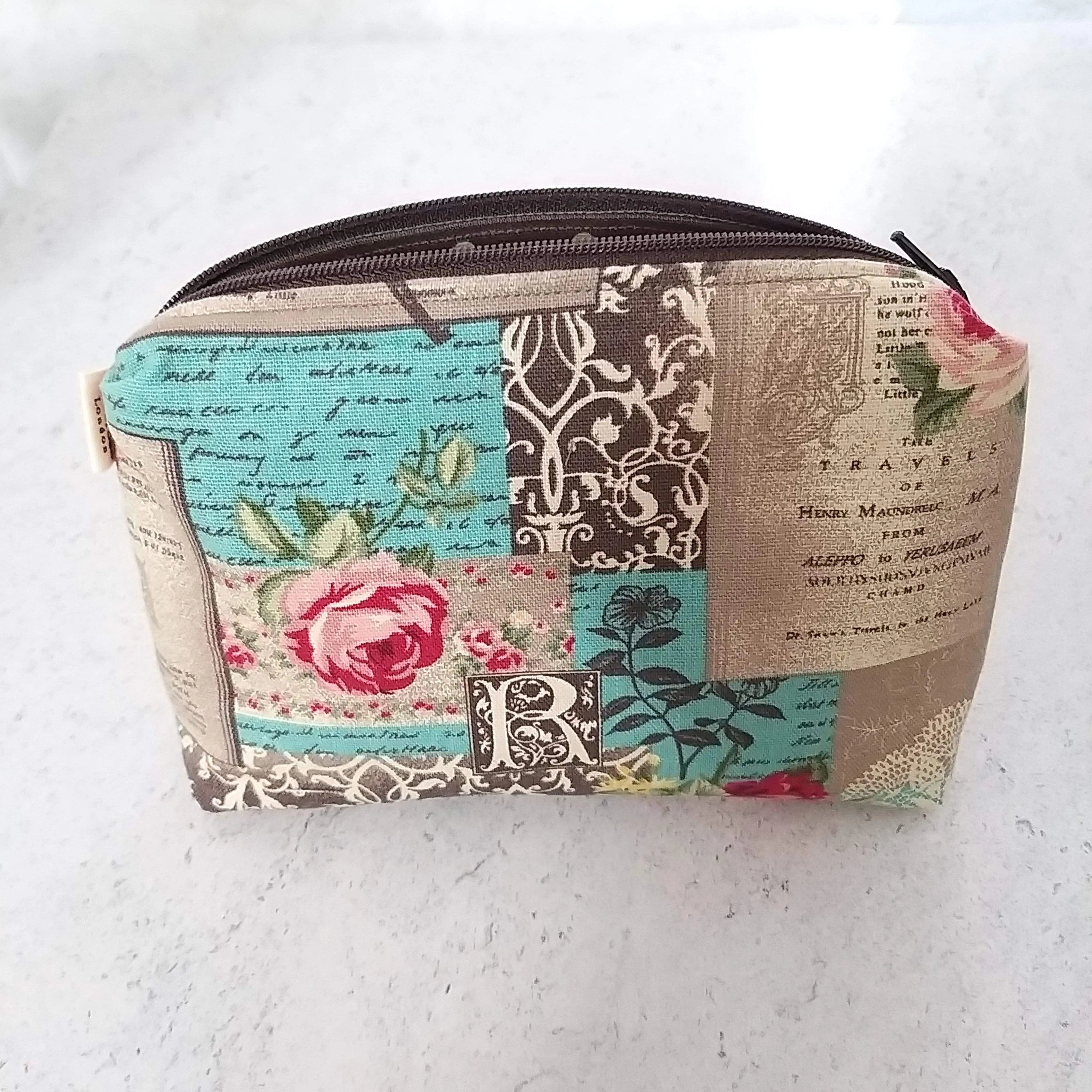 Zip Pouch - Vintage Rose Cocorose London