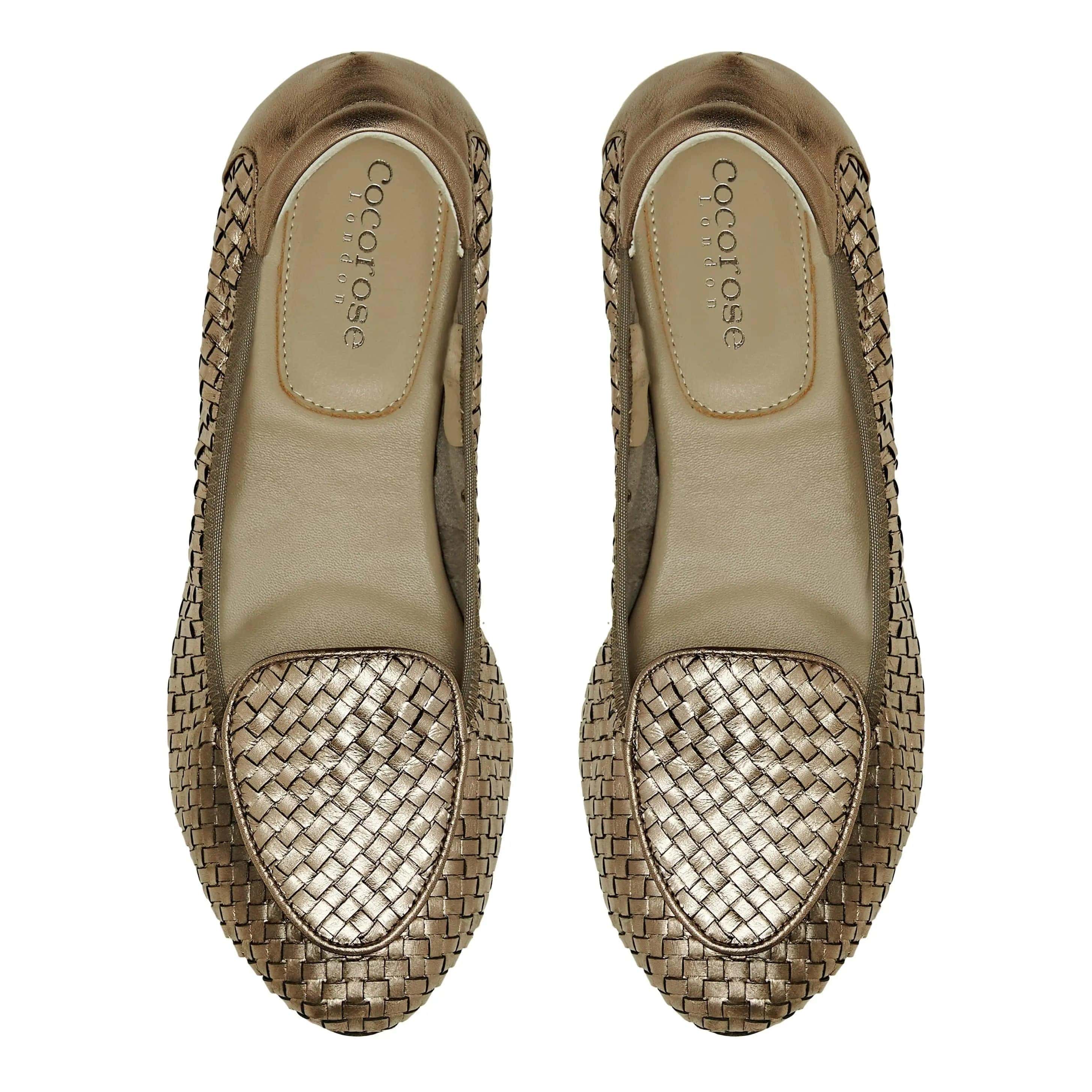 Clapham - Pewter Woven Leather Loafers Cocorose London