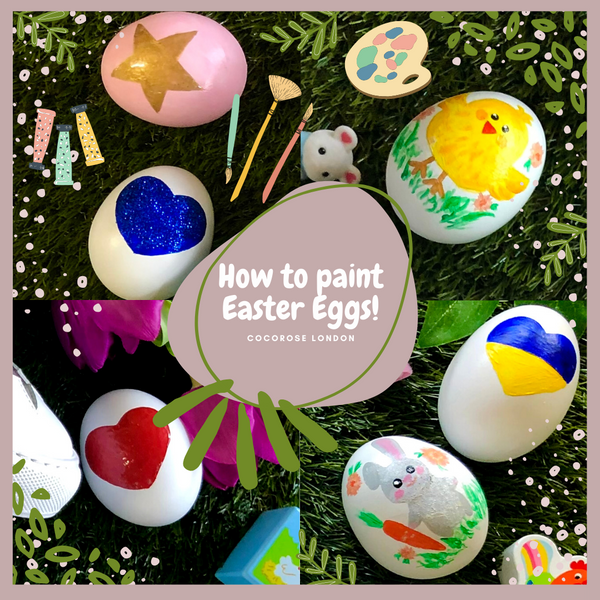 How To Paint fun and colourful Easter Eggs at Home