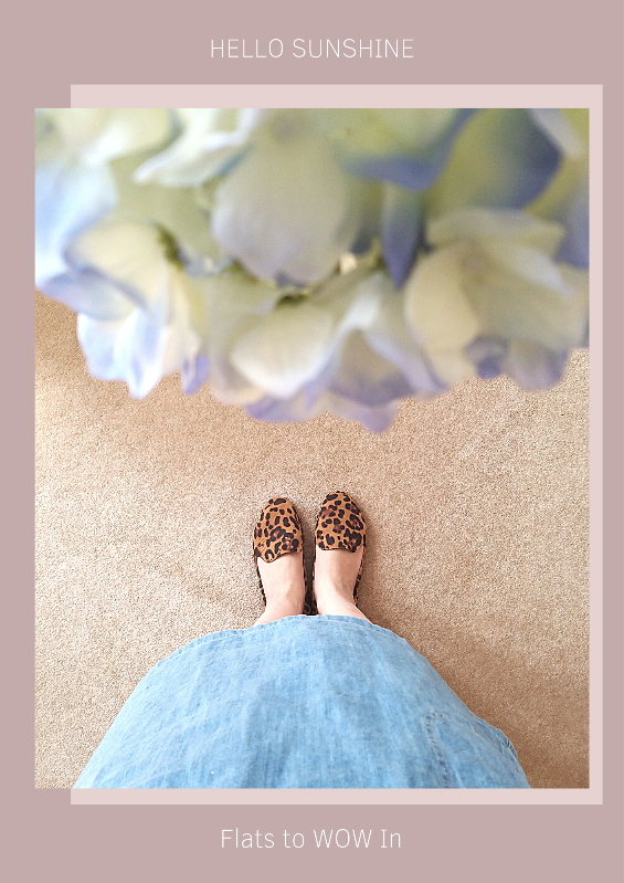 Leopard print flats and the best foldable shoes