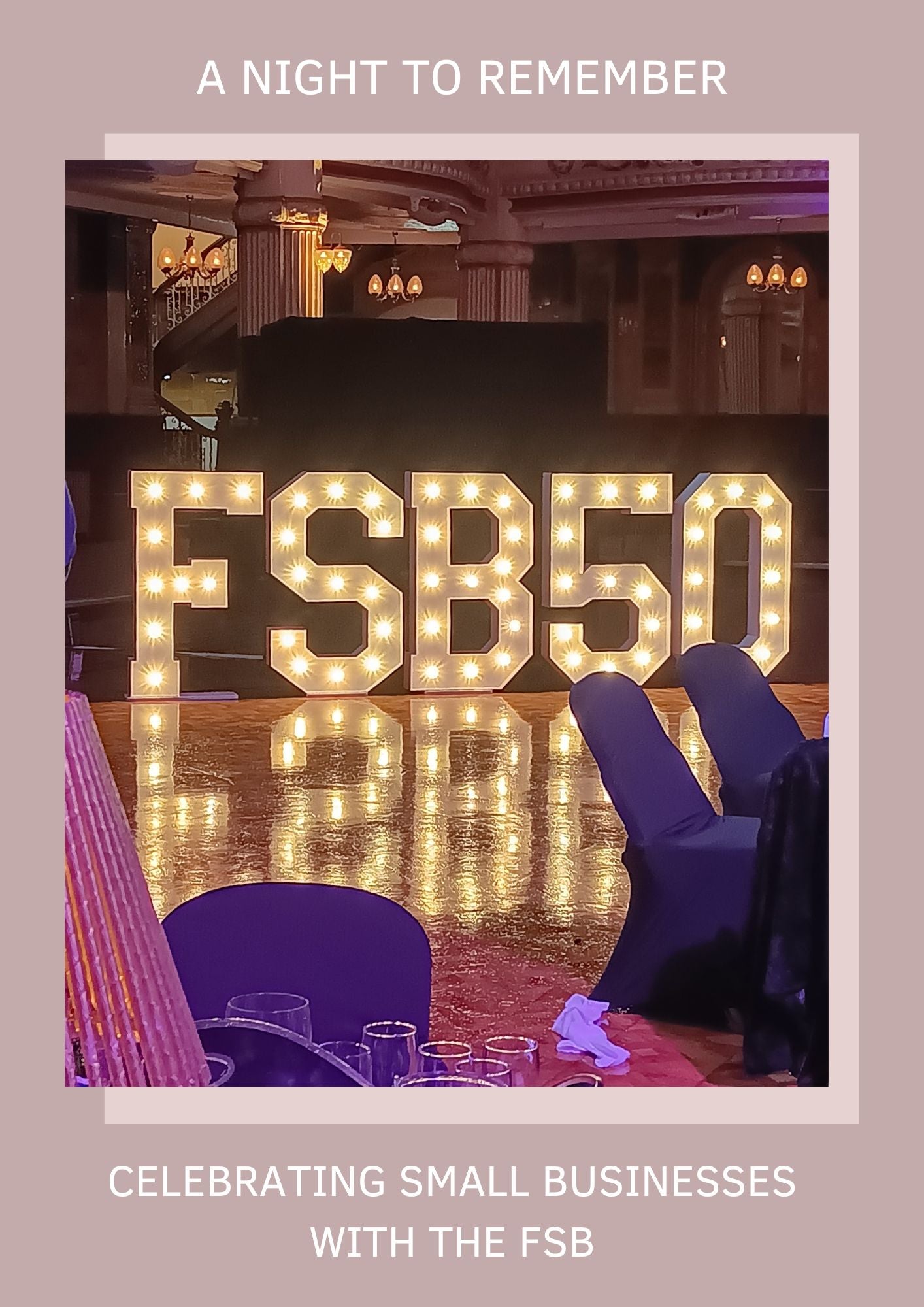 Cocorose London win at the FSB Awards Night in Blackpool