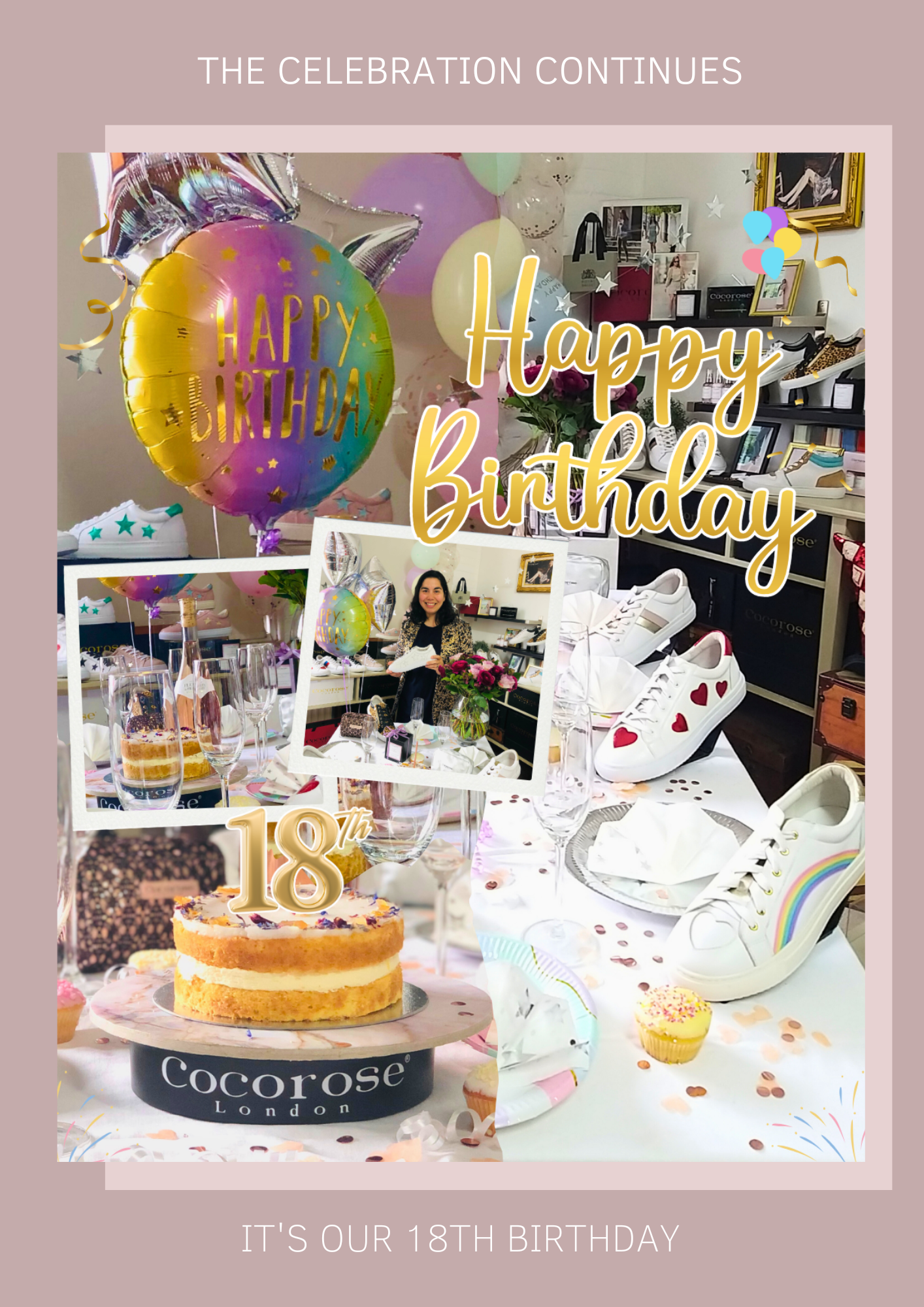 cocorose london 18th birthday celebration