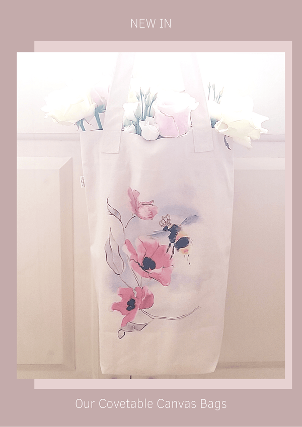 Cocorose Canvas Bags - Beautifully made, quality canvas shopping bags hand drawn and illustrated - inspired by the British countryside