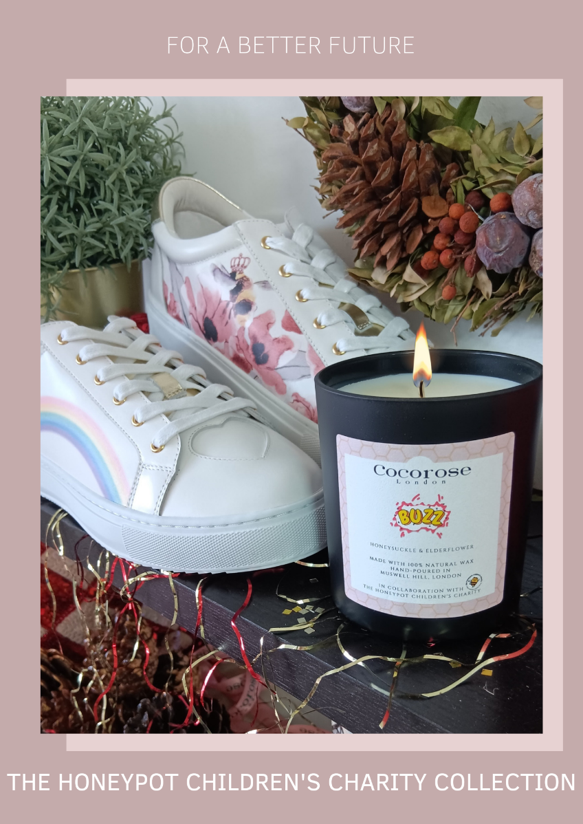 White Women's Trainers giving money to Charity