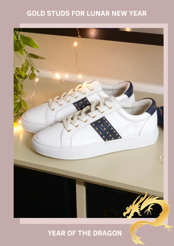 womens leather trainers for lunar new year