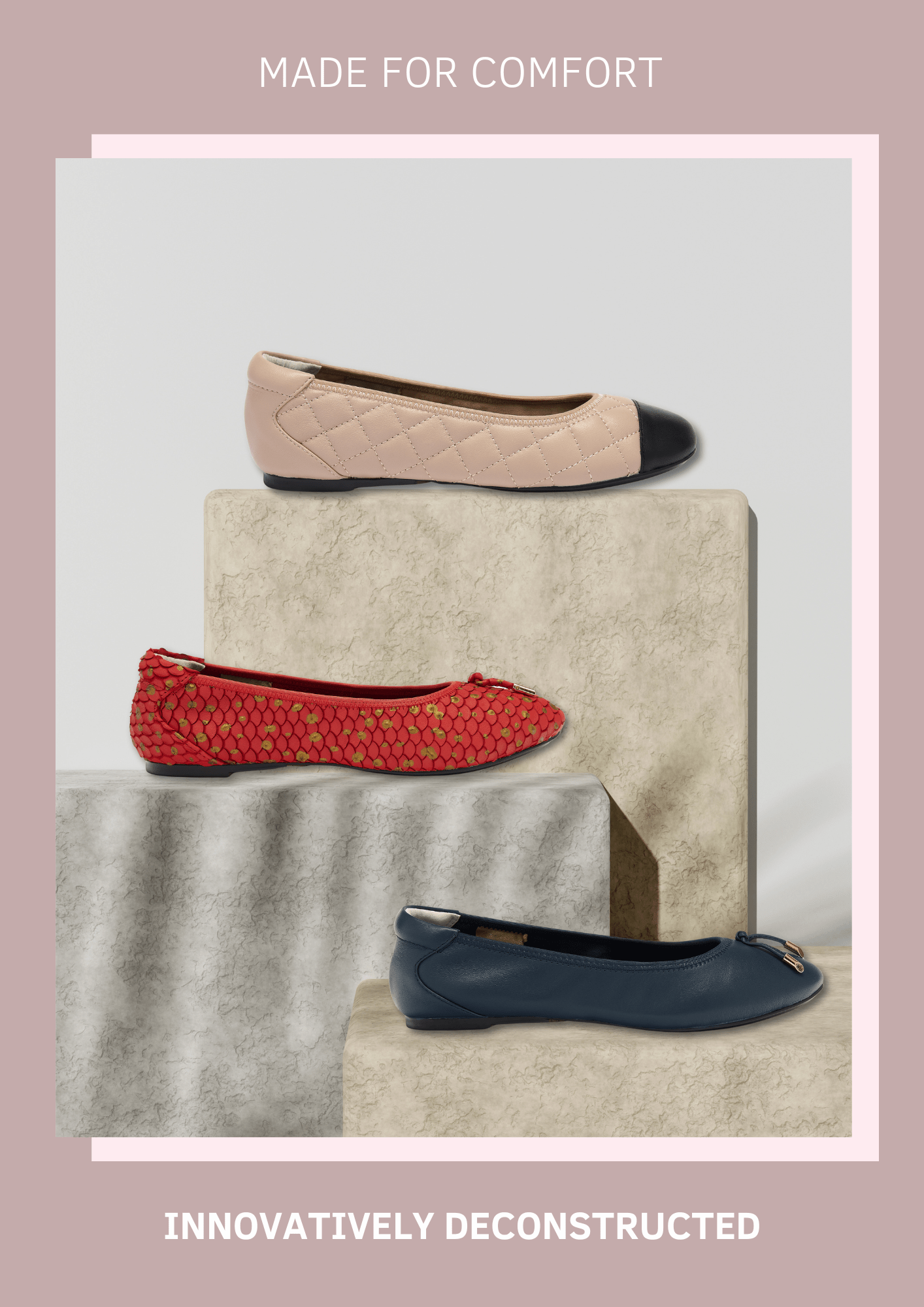 Image of innovative leather foldable shoes