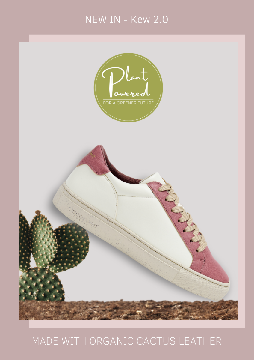 Vegan Trainers for Women by Cocorose London. Cactus Leather
