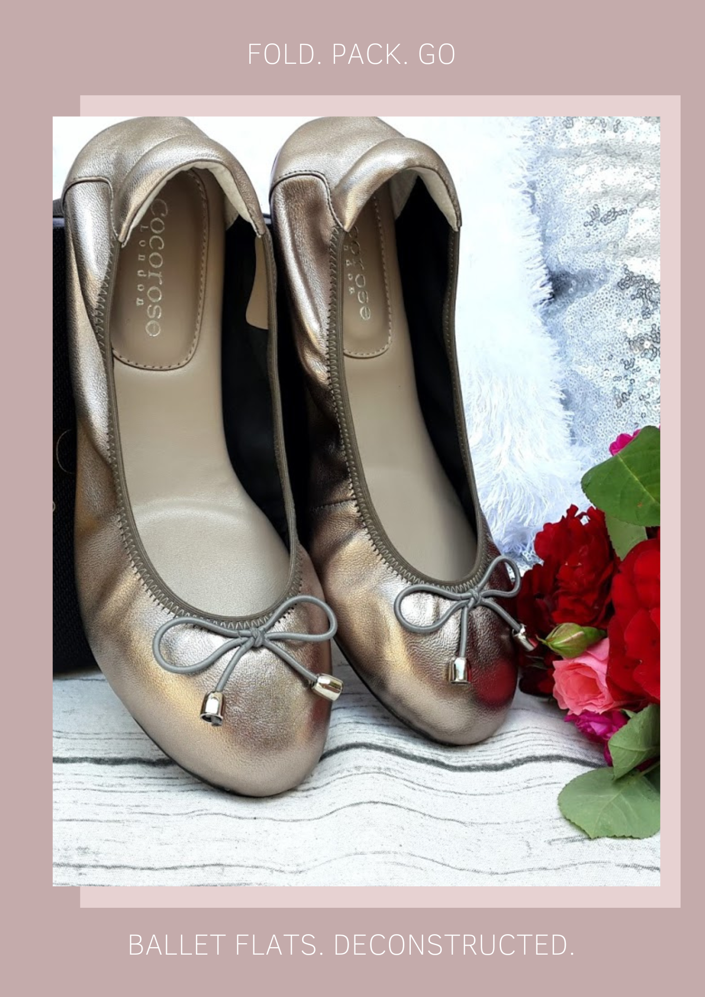 Soft and foldable ballet flats perfect for packing