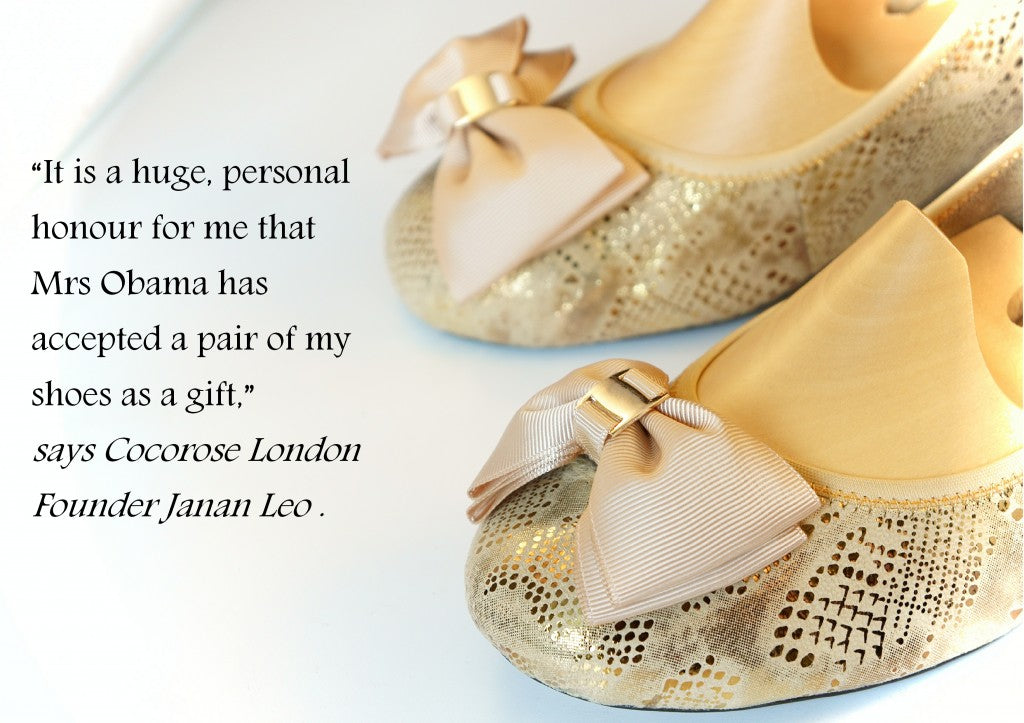 Michelle Obama Makes British Shoe Designer's Day