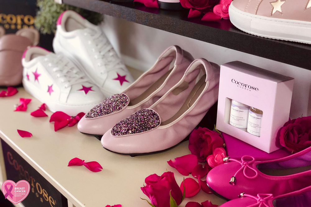 Pink Leather Flats for Women Comfortable Work Shoes Cocorose London