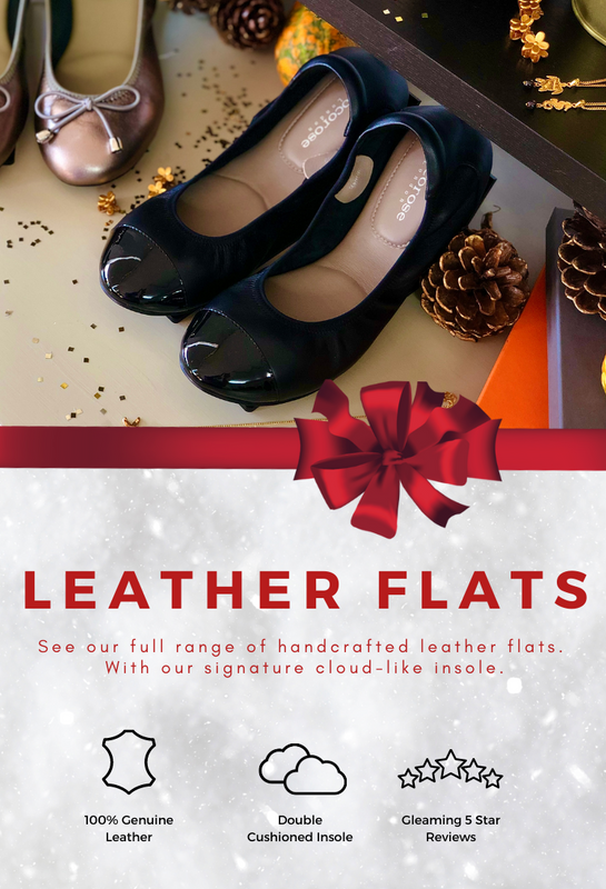 Comfy leather flats for women christmas gift ideas