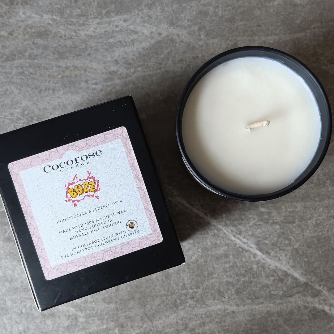 THE BUZZ Natural Wax Candle Cocorose London