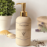 Luxurious and calming lavender and rose geranium hand and body lotion