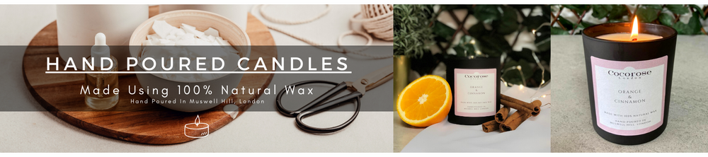Natural Wax Candles Hand Poured in Muswell Hill, London Cocorose London