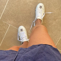 Cocorose 5 Star Review White Trainers with Red Stars. Samantha