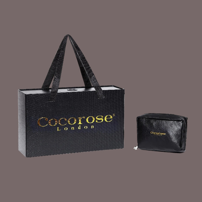 Shoe Box for Quilted Black Ballerinas Cocorose London