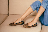 Clapham - Leopard Print Leather Loafers Cocorose London