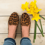 Carnaby - Leopard Print Foldable Shoes Cocorose London