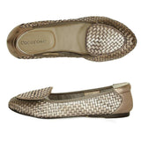 Clapham - Pewter Woven Leather Loafers Cocorose London