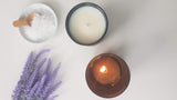 English Lavender & Sea Salt Natural Wax Candle Cocorose London