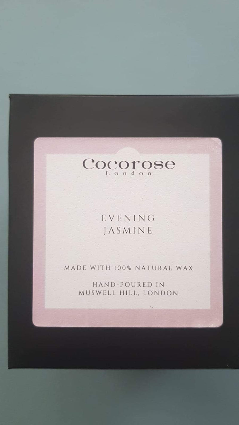 Evening Jasmine Natural Wax Candle Cocorose London