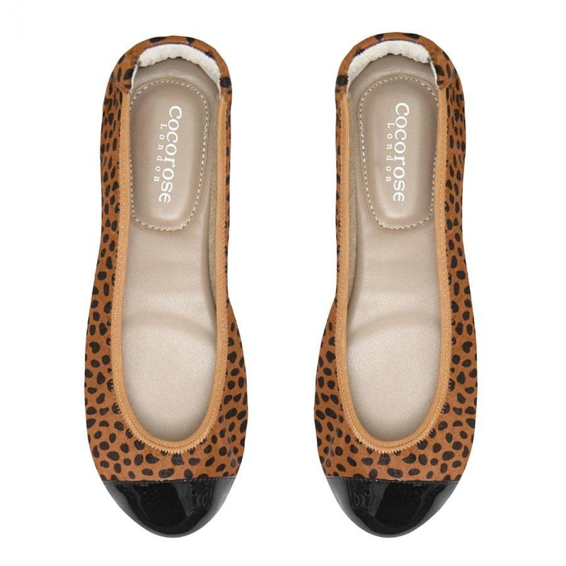 Leopard Print Ballet Flats | Animal Print Pumps | Foldable Flat Shoes ...